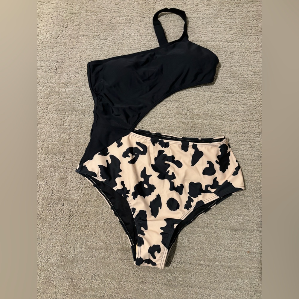 Pink Lily One Piece Swimsuit